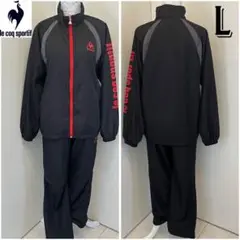 lecoq sportif ウィンドブレーカー　メンズ　上下セット　ブラック　L