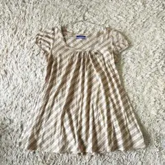 【極美品】BURBERRY　バーバリー　チェック　ベージュ　カットソーのサムネイル