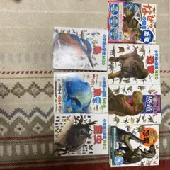 小学館図鑑　恐竜、昆虫、魚、鳥、別冊恐竜図鑑3冊