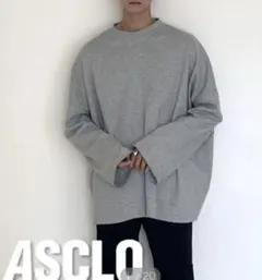 ASCLo オーバーサイズ スウェット