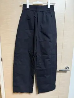 バレルレッグコクーンシルエットブラックパンツS新品タグ付き