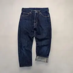 ✨赤耳セルビッチ！EEL 砂浜デニム S(w76) 濃紺 日本製のサムネイル