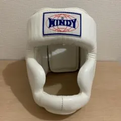 WINDY ヘッドギア ホワイト WINDY ウィンディ ヘッドガード フルフェイスタイプ HPM Mサイズ