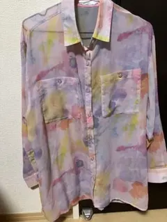 graniph シアーブラウス ピンクのサムネイル