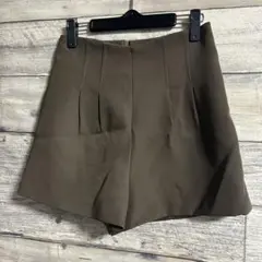GRL ショートパンツ S ブラウン キュロット ハイウエスト 美品