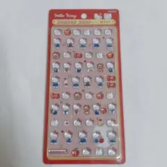 新品未開封　サンリオ　キティ　赤　ボンボンドロップシール　ミニ　正規品