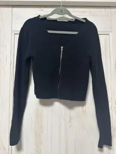 【BEAUTY&YOUTH UNITED ARROWS】ジッパー付きニット