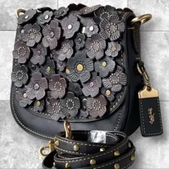 未使用品✨コーチ ティーローズ サドルバッグ 2wayショルダーバッグ