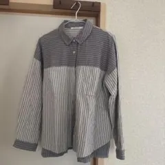 SUN VALLEY ストライプ 長袖シャツのサムネイル
