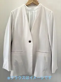 センスオブプレイス　卒業式　入学式　ジャケット　ホワイト