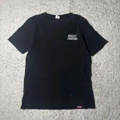 ワコマリア　tシャツ ワンポイントロゴ　ブラック　ユニセックス　ポケット　古着