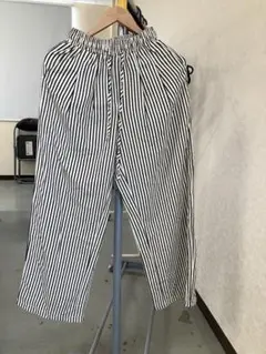 SHIN ストライプパンツ　白黒