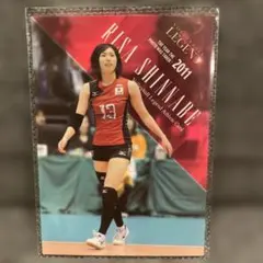 新鍋理沙 2024 レジェンド 女子バレーボール トレカ カード RG32