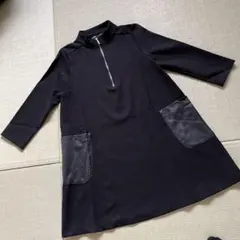 ZARA 黒 ハイネック ワンピース Ｓ