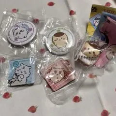 ちいかわ くら寿司 フィギュア 缶バッジ アクリルマグネット 3点セット