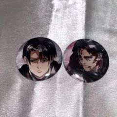 進撃の巨人 リヴァイ 缶バッジ