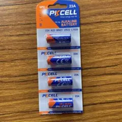 PKCELL アルカリ乾電池 23A 4個セット