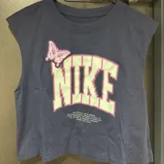 NIKE バタフライプリントTシャツ Sサイズ　ノースリーブ　スポーツウェア