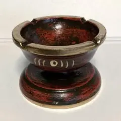 アジア　木製灰皿　当時物