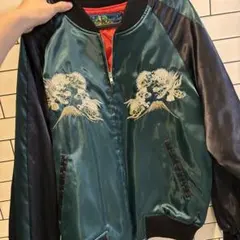 Hoshihime スカジャン エメラルドグリーン