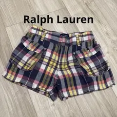 Ralph Lauren チェック柄 ハーフパンツ 130