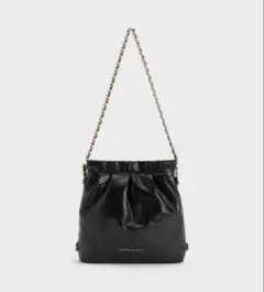 CHARLES & KEITH デュオ チェーンハンドル 2WAY バックパック - メルカリ