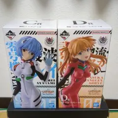 アスカ&レイ　フィギュアまとめ　1番くじ