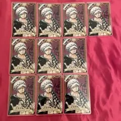 ステータスカード　ONE PIECE トラファルガー　ロー　10個