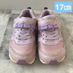 17センチ　ムーンスター　紫　スニーカー