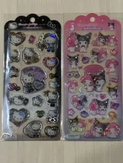 ドロップジェリーシール クロミ マイメロディ キティ 2種セット ぷっくり