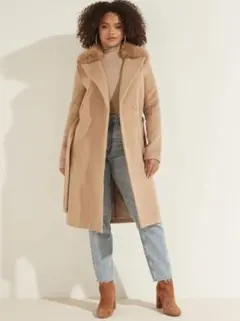 guess ゲス　新品未使用　コート　ファー　チェスターコート　ZARA