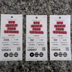 BTS WORLD TOUR ARIRANG ライブビューイング　3日分セット