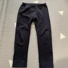 ユニクロ　裏フリース　裏起毛　レギンスパンツ　110