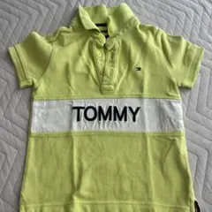 TOMMY HILFIGER ポロシャツ 104 ライムグリーン