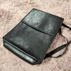 美品KLON　レザーリュック　ブラック　スクエア型