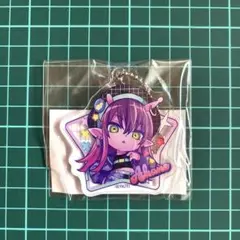 ミルサブ　まるくじ　チェックセーラー　アクリルキーホルダー　アカネ