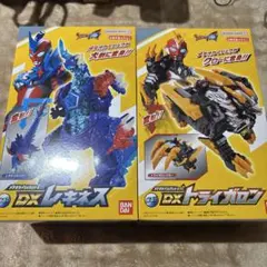 ウルトラマンオメガ DXレキネス　DXトライガロン　メテオ怪獣