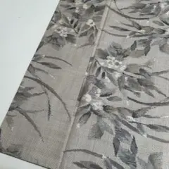 刺繍入り大島紬　雅楽器尽くし　黒地　正絹　身丈164裄66.5⭐︎着物のみ リサイクル着物】男物 正絹 Sランク 身丈143cm 裄丈69cm 相済