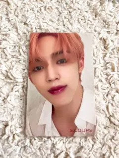エスクプス　SCOUPS チェキ　トレカ　サイン　be the sun SEVENTEEN/S. CUPS (エスクプス) Back Print with signature