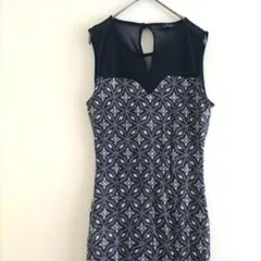 ノースリーブ ワンピース ブラック ラメ ドレス eclipse【S/P】