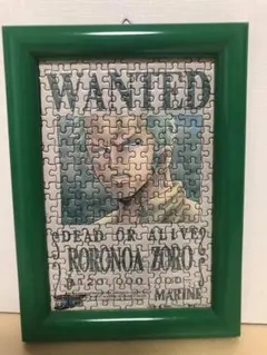 ワンピース　ミニジグソーパズル➕フレーム【完成品】ゾロ