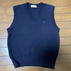 【Mサイズ】ネイビー Vネック スクールベスト