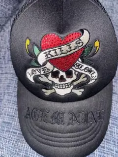 Ed hardy×A'gem9コラボメッシュキャップ美品のサムネイル