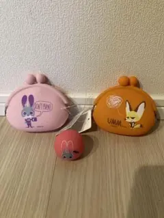 ズートピア がまぐち財布  2つセット　ピンク&オレンジ
