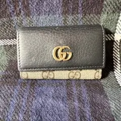 GUCCI ダブルG バイカラー キーケース