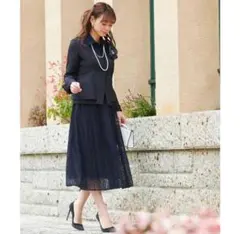 RUIRUE BOUTIQUE LL セレモニースーツ3点セット ネイビー 新品