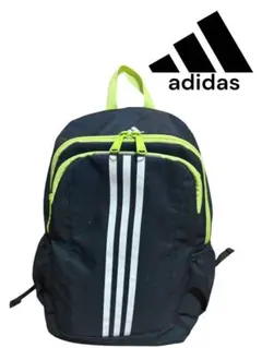 adidas キッズ リュック ブラック ネオンイエローのサムネイル