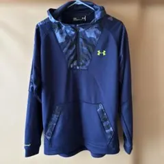 アンダーアーマー パーカー ネイビー カモフラージュ L