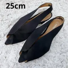 25cm✨PIPPICHIC バックストラップサンダル　ブラック　日本製