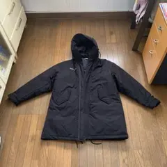 アベイルのメンズの黒のパーカーロングジャケットのサムネイル